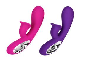 USB -wiederaufladbare 9 Vibrationen Elektrische GSPOT Vibratoren Silikon Kaninchen Vibratoren wasserdichtes Dildo Sex Massager Sexspielzeug für Frauen8942712