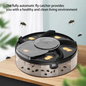 Ловушки электрическая муха USB Plugure Automatic Flycatcher Indoor Fly Repellent Mly Killer Restaurant Catch Catch