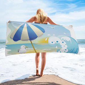 Towel Beach Seagull Sunset 31x51inch Quick Dry Swimming Fitness Yoga Must-have Product For Young People