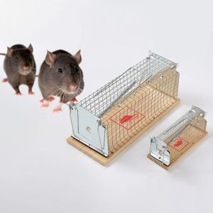 Armadilhas ratos de mousetrap armadilha de gaiola para roedores impede a casa da gaiola de dano de ratos para garagem para jardim doméstico use ratos externos internos ratos de armadilha de gaiola