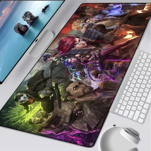 Karten Arcane League of Legends Large Gaming Maus -Pad xxl Computer Mousepad PC Gamer Maus Matte Laptop Mausepad Tastatur Matte Desk Pad