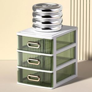 Förvaringslådor Desk Drawer Organizer för smink Desktoplådor Container Organisatörer Typ Case Tabletop Office Cabinet