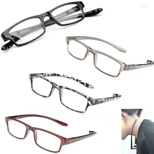 Güneş Gözlüğü Çerçeveleri Görünüşe göre ultralight asılı streç okuma gözlükleri Erkek Kadınlar Kadın Anti-Zammı HD Presbyopia gözlük Diyopter 1.0 1.5 2.0 3.0