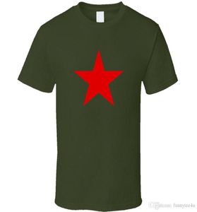 Red Star Retro T Shirt Mens Soviet Communist Political Che Guevara New From US TShirt Summer Novelty Cartoon T Shirt9112256