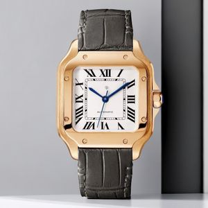 Luxury Watch mens Watch Square tank Watches Designer Waterproof Watchs Premium Movement Sapphire Glass watch Vintage Automatic Roman Numeral orologio di lusso