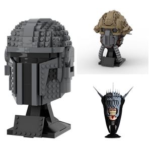 building blocks modular Helmet awful Adult Toy Super Stars DIY General Anime figure Character Helmet Block Minifigs Model Build Kit Toys Kids Ornaments Christmas