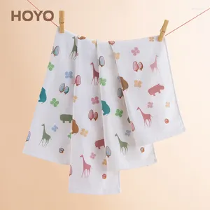 Toalha japonesa pano hoyo hippo 2 pacote de puro algodão infantil para crianças lavar banho de face macia absorvente pequeno