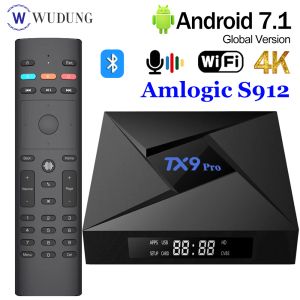 Box TX9 Pro 4K HD Smart -TV -Box Android 7.1 BT 3GB RAM 32GB ROM Amlogic S912 H.265 2G 16G 2.4G 5G WiFi Media Player H.265 Set Top Box Set Top Box