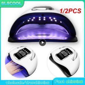 Suszarki 1/2pcs Sun x10 Max UV Lampa paznokciowa do szybkiego suszenia żelowe paznokcie lakier 66 diody LED 280W paznokcie suszarka profesjonalna manicure Salon