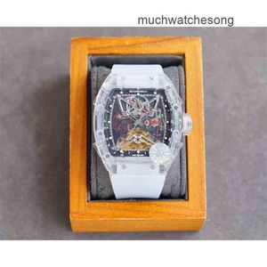 Швейцарские роскошные часы Richadmills Механические часы для хронографа ручных часов ленты Mens Designer водонепроницаемые наручные часы Sfqh