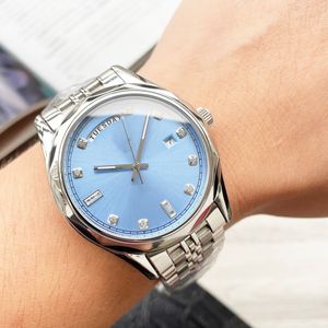 Luxury Watch Man Designer Watch Männer Automatische mechanische Bewegung Uhren 41 mm Saphirkristall wasserdichte Edelstahl Kalender Uhr Montre de Luxe