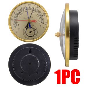 Gauges Wall Hang Vintage Brass Thermometer Indoor Outdoor Garden Greenhouse Thermometer Multifunctional Humidity Hygrometer Meter