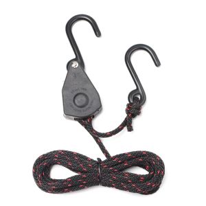 1/4 1/8 Inch Pulley Ratchets Kayak And Canoe Boat Bow Stern Rope Lock Tie Down Strap Heavy Duty Adjustable Hanging Rope Clip