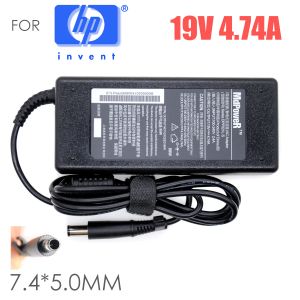 Laddare för HP EliteBook 8540P 8510W Probook 4510S 4515S 4520S 4411S DV6 430 431 450 455 G2 LAPPOP Strömförsörjning AC Adapterladdare