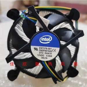 Pads Original New CPU Fan for Intel E97378001 12V 0.60A 775 Pin 1155/1150/1156 Cooling Fan