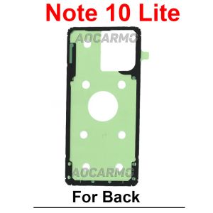 Per Samsung Galaxy Note 4 7 8 9 10 Lite più 20 posteriore Ultra posteriore NOTA 10 PLUS COPERCHIO Sostituzione del nastro adesivo per copertina