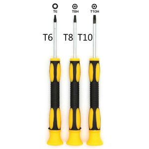 1 Set DIY Hand Tools Game T6 T8 T10 Screwdriver Repair Install And Open Tool Kit For X Box One 360 PS3 PS4 And Laptop,Camera