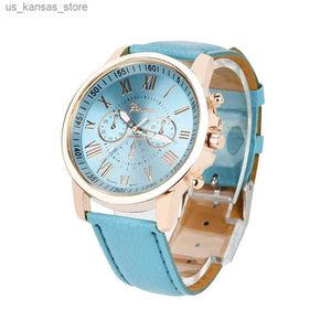 Orologi da polso femminile di marca top women romano numeri finto in pelle analogica cinturino in pelle ledie digitali casual relogio femminino dropshipping240409