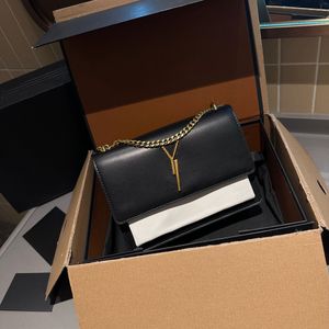 Gorąca skóra krokodyli damska torba posłańca torba crossbody designer torba luksusowa klasyczna złote łańcuch torebki