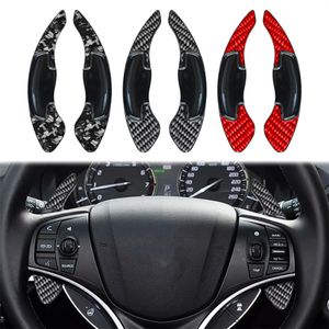 For Acura CDX 16/TLX 16-23 Car Accessories Steering Wheel Shift Paddle Carbon Fiber ABS Red/Black/Forged Shifter Extender