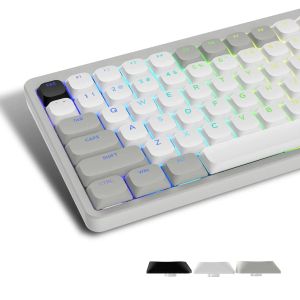 Tillbehör 143 Nyckel Lågprofil PBT -tangenten Bakgrundsbelyst glans genom RGB Key Cap för 60% 61/87/104 Cherry Gateron MX Gamer Mechanical Tangentboard