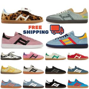 Top handball spezial wales Bonner OG Sapatos casuais Designer de luxo Treinadores de luxo Pony Leopard Consortium Copo masculino tênis ao ar livre feminino sapato de frete grátis