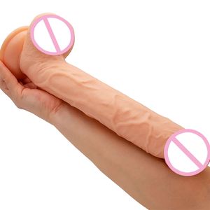 29CM*5CM Oversized Realistic Dildos Soft Skin Feeling Huge Penis Erotic Big Dick Thick Phallus sexy Toys for Women Masturbation