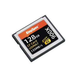 KingSpec Compact Flash Card CF Card 64GB 128GB Memory Card Flash Card 135MB/s Memory Card For Full HD 3D 4K Video Camera