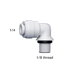 10Pcs Elbow RO Water Fitting 90 Degree Male Female Thread 1/4 3/8 POM Hose PE Pipe Connector Filter Reverse Osmosis Parts