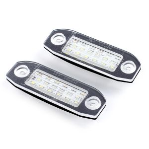 2pcs Beyaz Canbus LED Plaka Plaka Işığı Volvo S80 XC90 S40 V60 XC60 S60 C70 V50 XC70 V70 Beyaz Otomobil Styling Numarası Lamba 12V