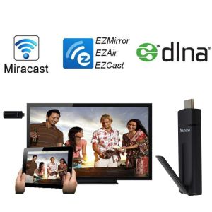 Kutu Ölçüm A2W II EZCAST TV Stick HD 1080p Miracast DLNA Airplay Wifi Ekran Alıcı Dongle Destek Ekranları Airplay DLNA Miracast