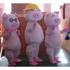 Mascot Costumes Foam 3PCS Pig Family Cartoon Plush Christmas Fancy Dress Halloween Mascot Costume