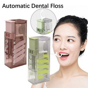 10 stycken Dental Floss Dental Floss Picks Clean Between Oral Toothpick Floss Care Picks Interdental Hygiene Teeth Brush S5Y2