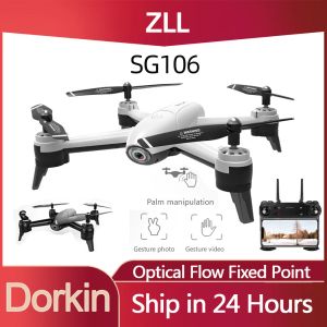 DRONS ORIGINAL ZLL SG106 WIFI FPV RC DRONE 4K CAMERA OPTICAL FLOW 1080P HD Dual Camera Aerial Video Quadcopter Aircraft Quadrocopter