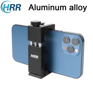 Tripods Metal Telefon Adapter Statyw Aluminiowy Uchwyt smartfonów Stojak na iPhone Samsung Huawei Xiaomi Akcesoria telefonu komórkowego