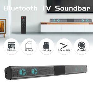 40W TV SoundBar RGB Bluetooth Hoparlör Hifi Müzik Sistemi TV Bilgisayar Yankı Duvar Ev Tiyatrosu Stereo Subwoofer Uzaktan Kumanda