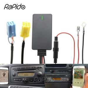 Bil Bluetooth-kompatibel modulkabel aux-adapter för smart Fortwo 450 451 Roadster Grundig Radio CD 6 8 stift Mini ISO Plug