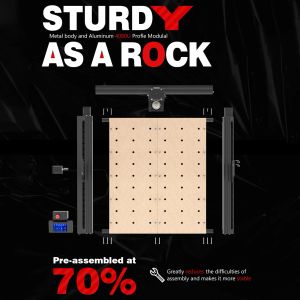 ツリーツリーTTC-450彫刻彫刻と切断機80Wパワー775スピンドルモーター460x460x80mm MDF/PVC/アクリル用作業エリア