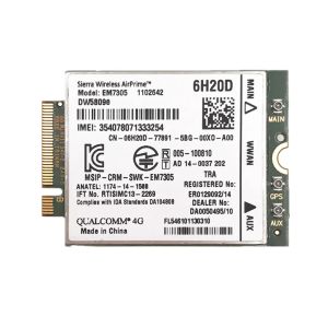 Modems DW5809e Sierra Wireless Airprime EM7305 4G LTE WWAN M.2 NGFF Card Module For Dell Laptop Latitude 3340 E5250 E5450 E5550 E7250