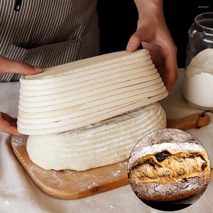 Plates Oval Bread Fermentation Baskets Baking Supplies Bowl Woven Dough Proofing Kitchen Tools