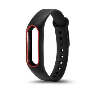 ダブルカラーシリコンリストストラップブレスレット交換用ウォッチバンドオリジナルMiband 2 Xiaomi Mi Band 2リストバンド6052981