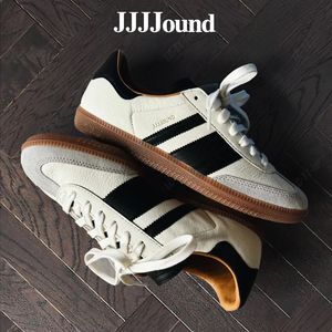 Designerskor jjjjound oglamas casual skor för män kvinnor designer tränare moln vit kärna svart bonners collegiate grönt gummi utomhus platt sport sneakers