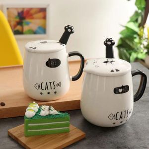 Mugs 400ml Creative Kitten Coffee Tea Cup Of Cups And Mug Ceramic Pottery Ceramics & Go