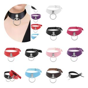 Chokers gotiska svart spikade punk choker krage spikar nitar med päckad chocker halsband för kvinnor män bondage cosplay goth je dhgarden dhxfy