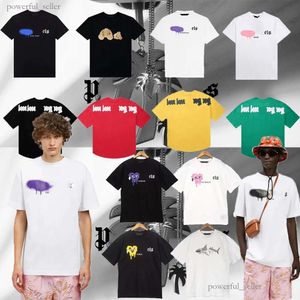 T Shirts Tasarımcı Erkek Moda Tshirt Erkekler Gömle Erkek Tesim Tişört Tişört Mürettebat Kısa Mektup Tee Sleep Pamuk Nefes Alabilir Gömlek XL Black 578