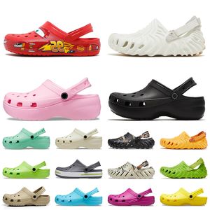 Women Mens Classic Clog Designer Sandals Croc Echo Kids cross-tie Sandal Platform Cloud Sole Slip On Slides Cros Slippers Flip Flops Croos Sliders Loafers Beach shoes