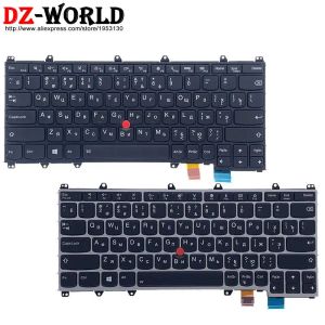 Keyboards RU Russian Backlit Keyboard for Lenovo Thinkpad X380 Yoga 260 370 Laptop 01EN450 01HX122 01EN409 01AV698 01HW597 00PA147 01AX255