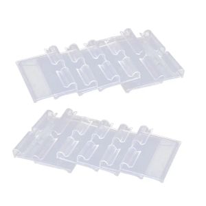 30PCS Plastic Lable Display Stands Sign Label Holder Wire Shelf Retail Price Tag Label Merchandise Sign Display Holder Stand