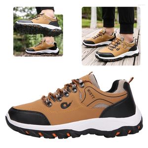 Fitness Shoes Hiking Walking Sneakers Waterproof Mens Casual Lightweight PU Breathable For Climbing