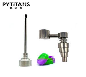 Universal Titanium nail 6 in 1 Domeless Titanium Nails 10 14 18mm Female And Male Titanium Dab Nail7968034